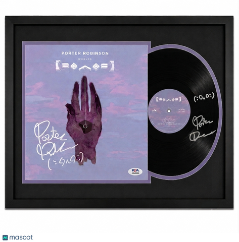 Porter Robinson Signed Divinity Sad Machine Framed Vinyl PSA Album Auth