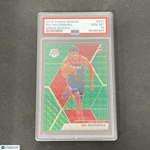 2019 Panini Mosaic #231 Rui Hachimura PSA 10