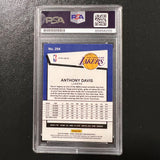 2019-20 Panini NBA Hoops#294 Anthony Davis Signed Card Auto PSA Slabbed Lakers