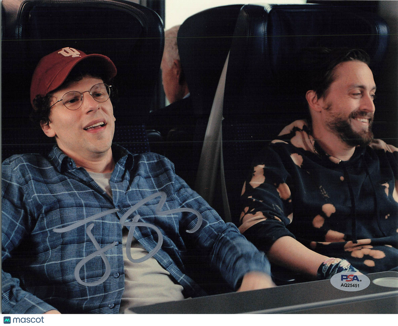 Jesse Eisenberg Signed 8x10 Photo PSA Autographed
