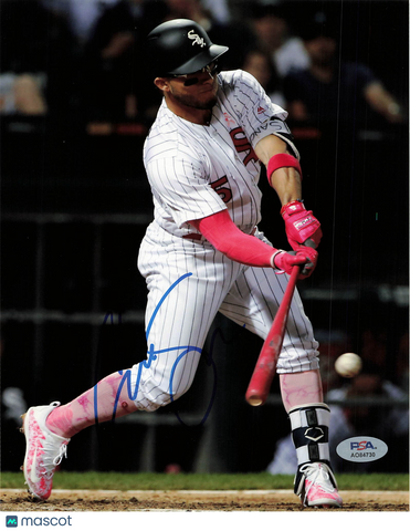 Yolmer Sanchez Chicago White Sox Signed 8x10 Photo PSA