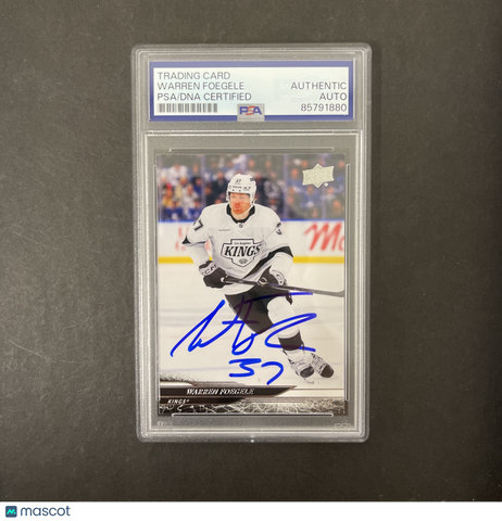 Warren Foegele 2024-25 Upper Deck Extended Series Signed Card PSA Autographed