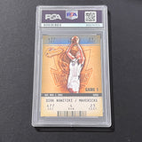 2002 Fleer Authentix #23 Dirk Nowitzki Signed Card PSA Dallas Mavericks