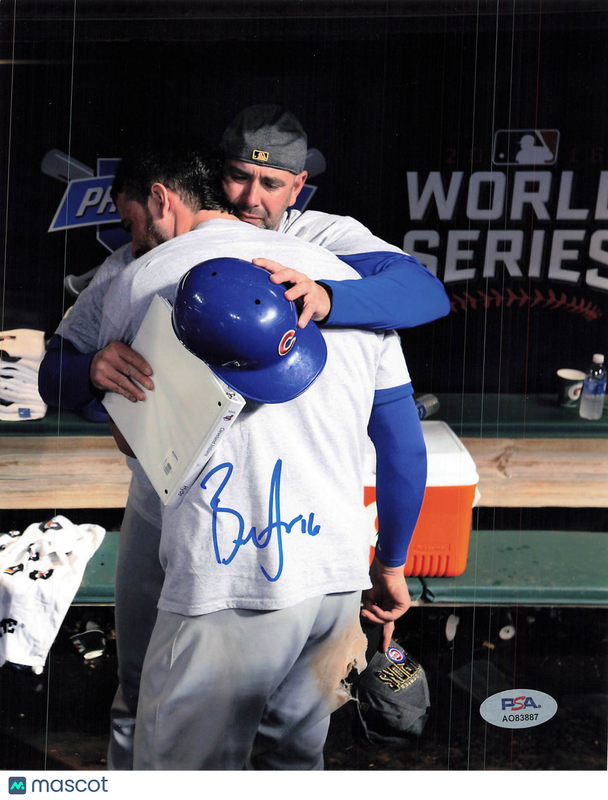 Brandon Hyde Chicago Cubs Signed 8x10 Photo PSA