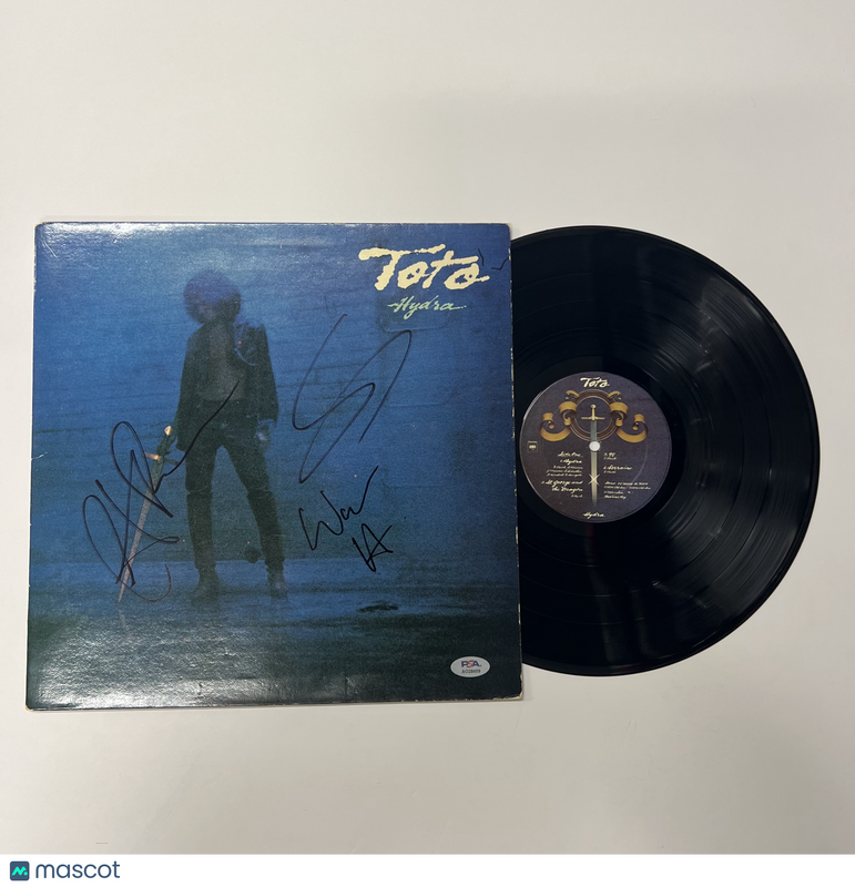 Steve Lukather and David Paich Signed Hydra Vinyl Album PSA Autographed