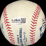 Jeremy Jeffress Signed MLB Baseball JSA Milwaukee Brewers