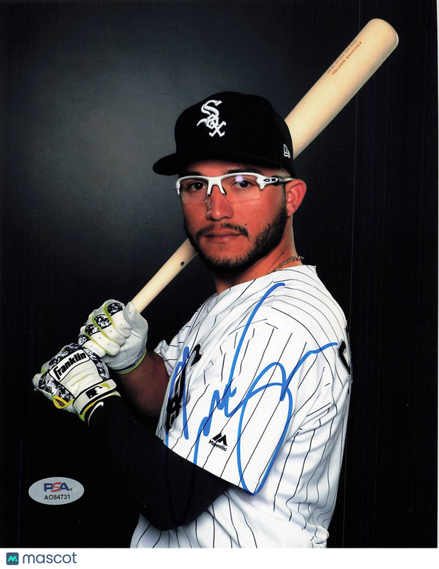 Yolmer Sanchez Chicago White Sox Signed 8x10 Photo PSA