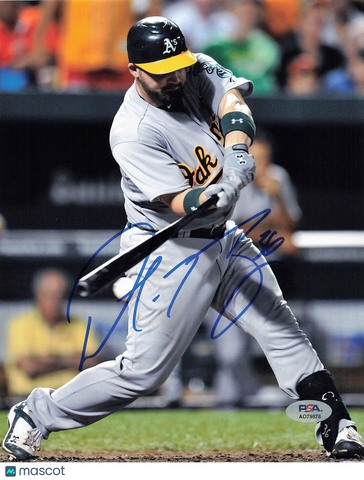 Derek Norris Oakland Athletics Signed 8x10 Photo PSA