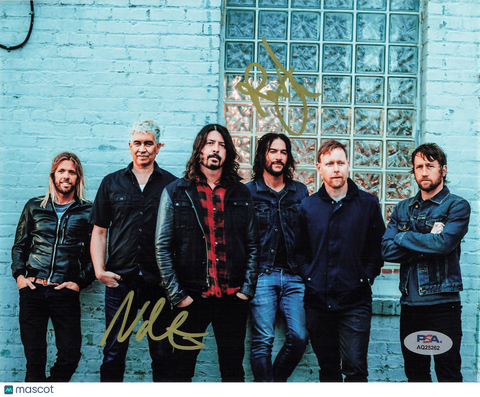 Rami Jaffee and Nate Mendel Signed 8x10 Photo PSA Autographed