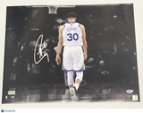 Steph Curry Signed 16x20 Photo PSA Golden State Warriors Autographed