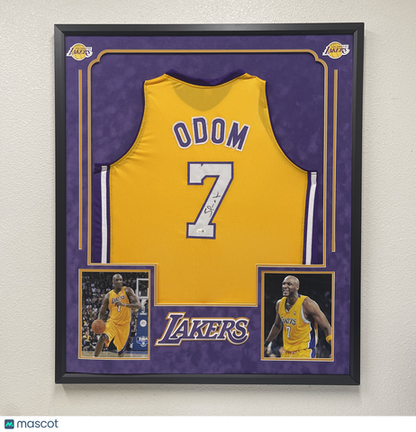Lamar Odom Signed Jersey JSA Los Angeles Lakers Autographed