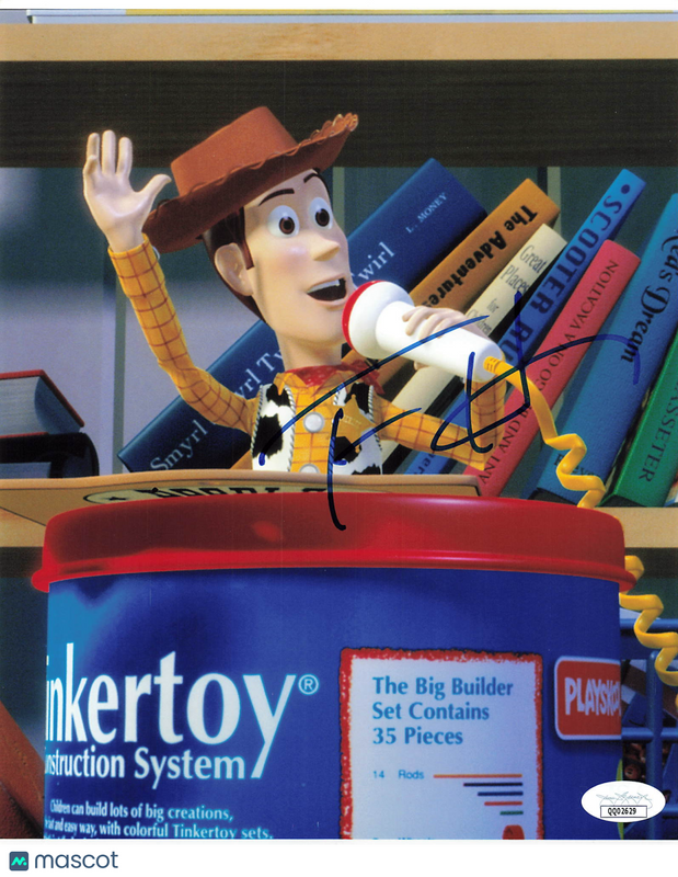 Tom Hanks Toy Story Signed Woody 8x10