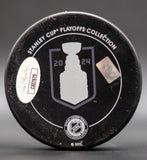 Brandon Montour Signed Hockey Puck JSA Autographed