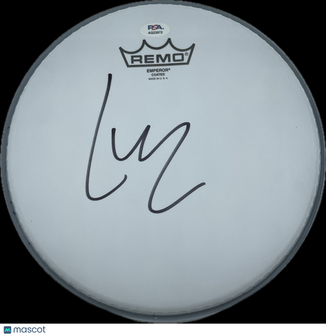 Lars Ulrich Signed Drumhead PSA Autographed Metallica