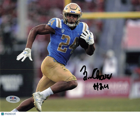Zach Charbonnet Signed Seattle Seahawks Football 8x10 Photo PSA Autographed