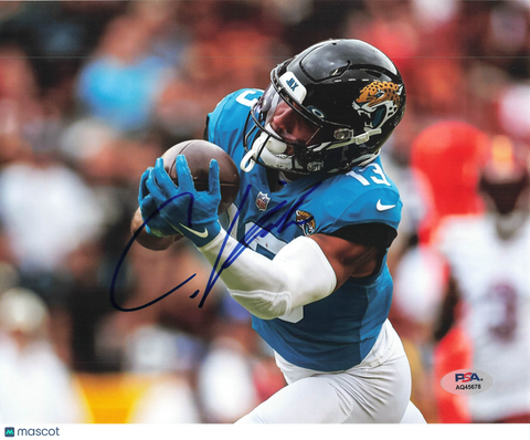 Christian Kirk Signed Jacksonville Jaguars Football 8x10 Photo PSA Autographed