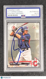 2017 Topps 1st Bowman#BP79 Yu-Cheng Chang Signed Card Auto PSA Slabbed Indians