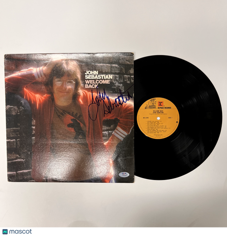 John Sebastian  Signed Welcome Back Vinyl Album PSA Autographed