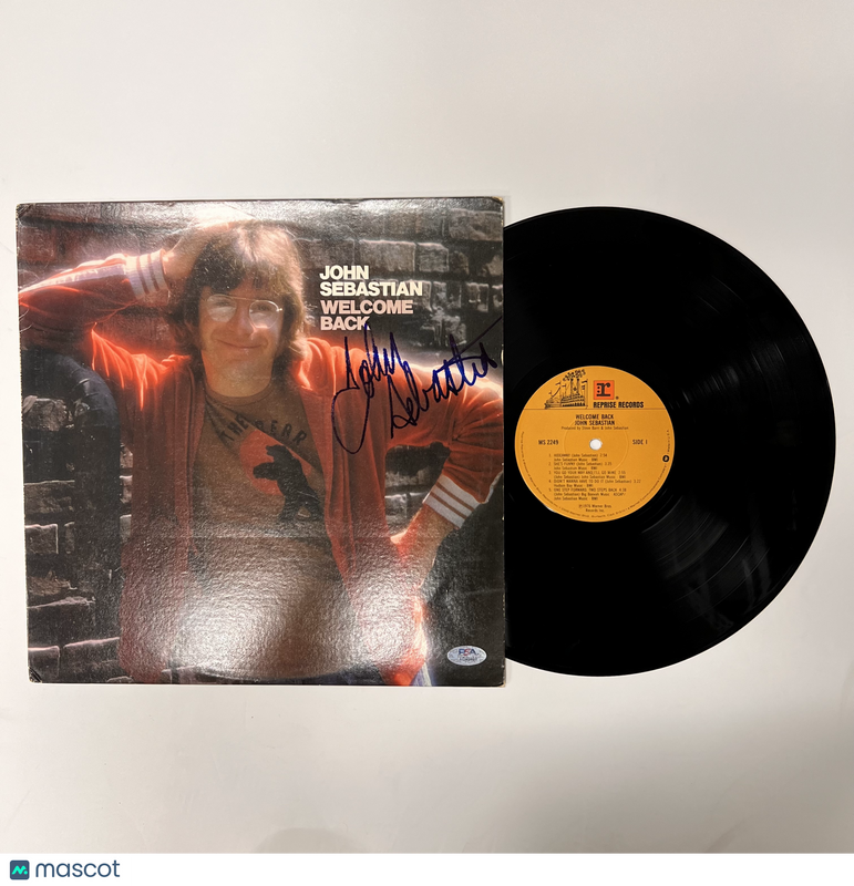 John Sebastian  Signed Welcome Back Vinyl Album PSA Autographed