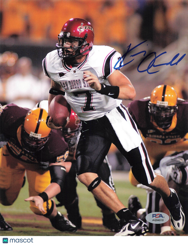 Kevin O'Connell Signed San Diego State Aztecs Football 8x10 Photo PSA Auto