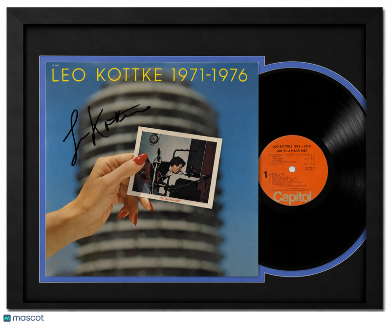 Leo Kottke Signed 1971-1976 "Did You Hear Me?" Custom Framed Vinyl Album PSA
