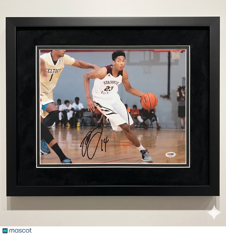 Brandon Ingram New Orleans Pelicans Signed 11x14 Custom Framed Photo PSA