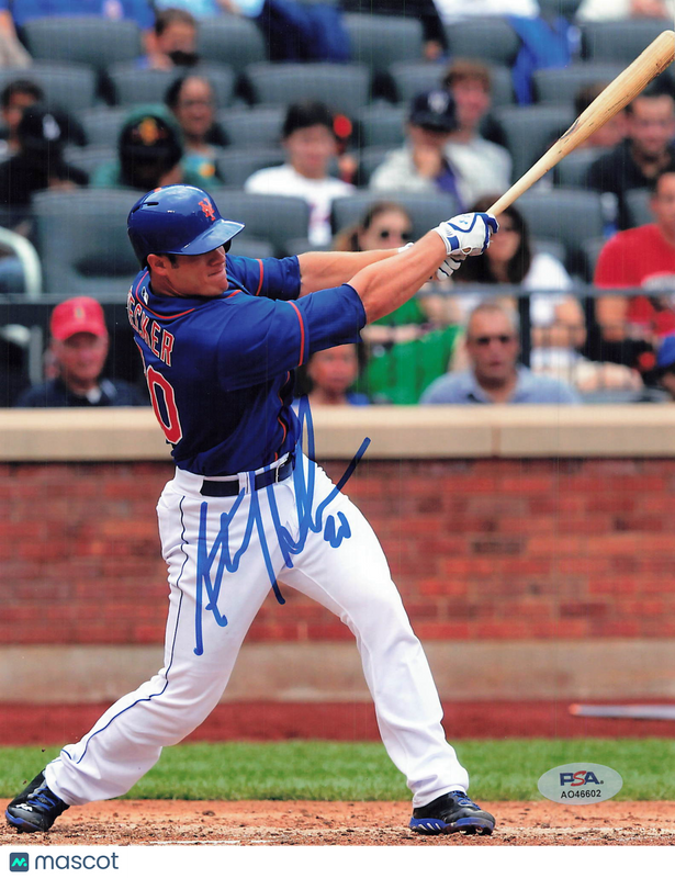 Anthony Recker New York Mets Signed 8x10 Photo PSA