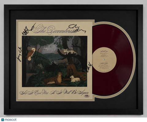 The Decemberists Signed Framed Vinyl Cover PSA As It Ever Was
