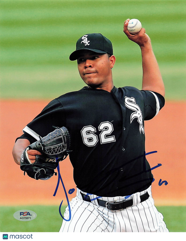 Jose Quintana Chicago White Sox Signed 8x10 Photo PSA