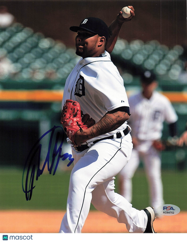 Al Albuquerque Detroit Tigers Signed 8x10 Photo PSA