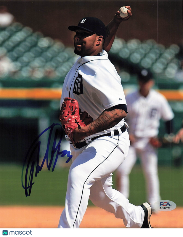 Al Albuquerque Detroit Tigers Signed 8x10 Photo PSA