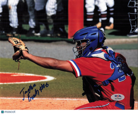 Jonathan French Houston Cougars Signed 8x10 Photo PSA