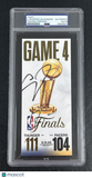 Shai Gilgeous-Alexander Jalen Williams Signed 2025 NBA Finals Ticket Auto PSA