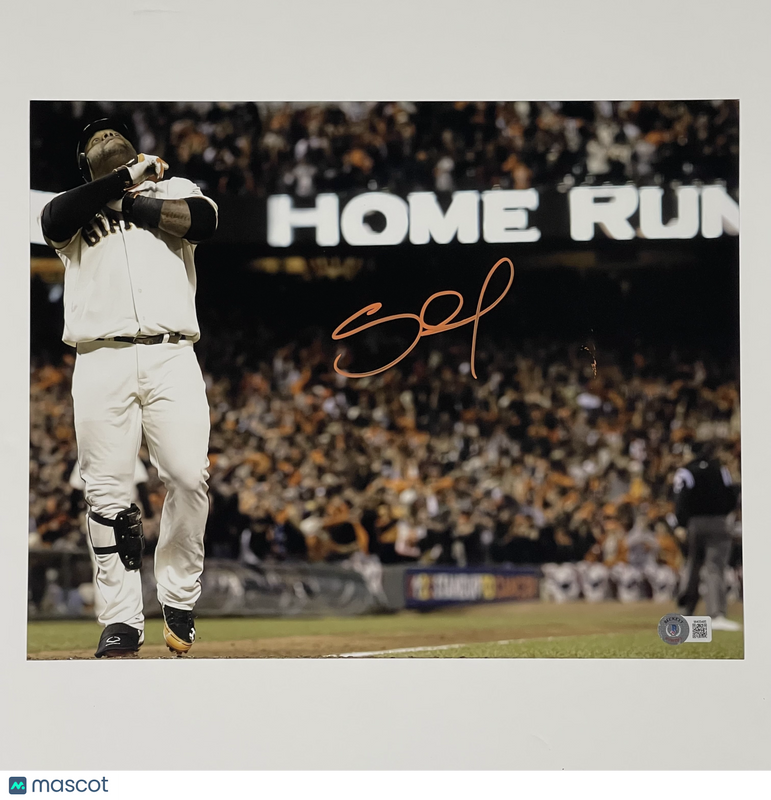 Pablo Sandoval San Francisco Giants Signed 11x14 Photo BAS