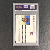 2001 Fleer Premium #112 Ron Dayne Signed Card Auto PSA Slabbed New York Giants