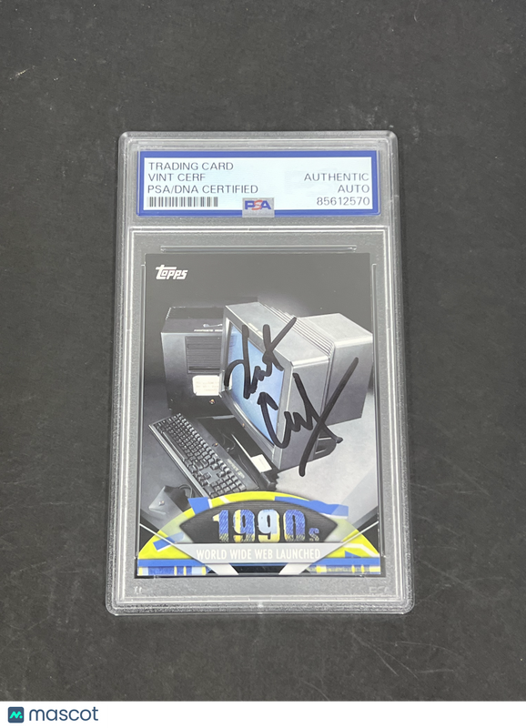 2011 Topps Vint Cerf #165 Signed Card PSA Autographed
