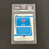 MIles McBride 2021 Panini Donruss optic basketball #174 Signed Card PSA Auto 10