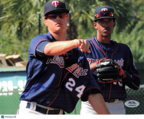 Jose Miranda Minnesota Twins Signed 8x10 Photo PSA