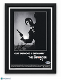 Clint Eastwood Signed 11x17 The Enforcer Framed Movie Poster BAS Auth