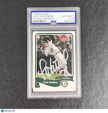 2004 Fleer Tradition #290 Scott Hatteberg Signed Card Auto PSA Slabbed Athletics