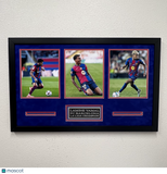Lamine Yamal Signed FC Barcelona 3-Photo Custom Display Frame