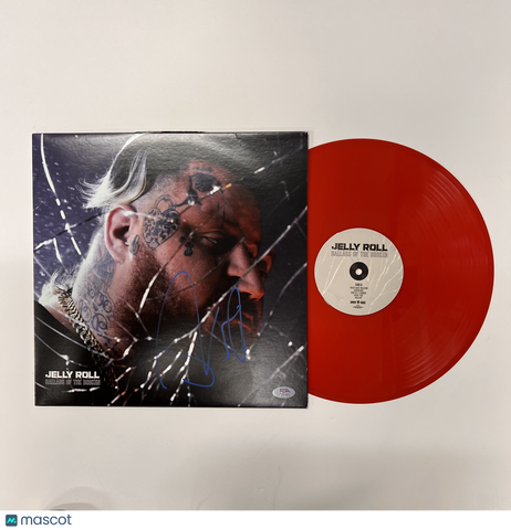 Jelly Roll Signed Ballads of the Broken Vinyl Album PSA