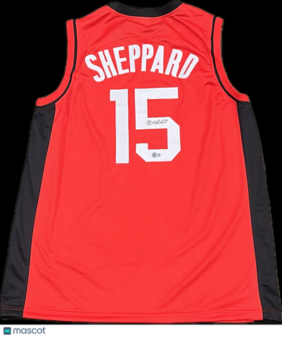 Reed Sheppard Signed Basketball Houston Rockets Jersey BAS
