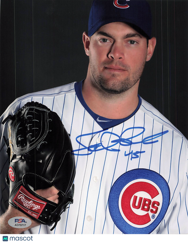 Sean Marshall Chicago Cubs Signed 8x10 Photo PSA