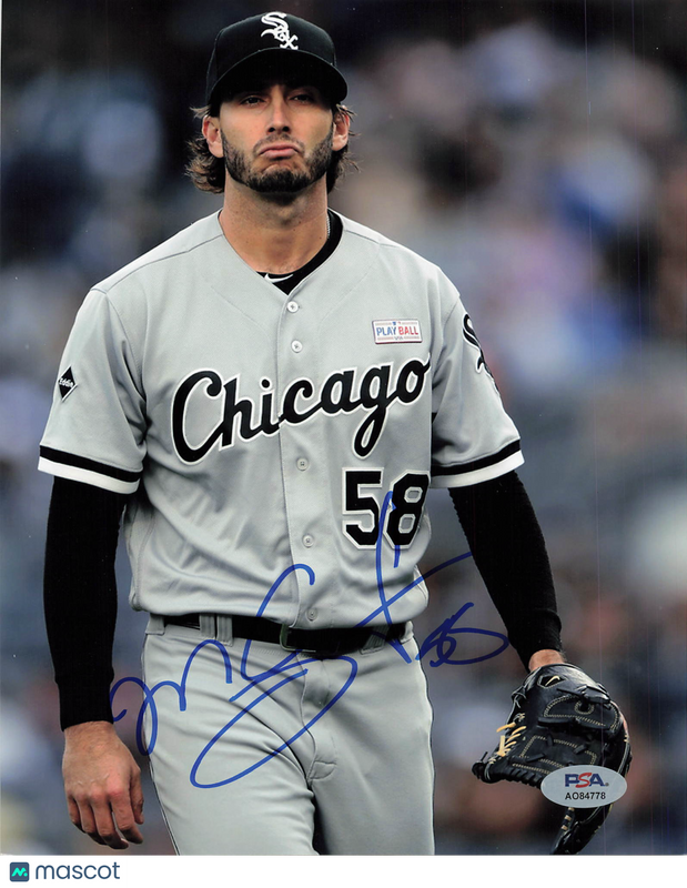 Miguel Gonzalez Chicago White Sox Signed 8x10 Photo PSA