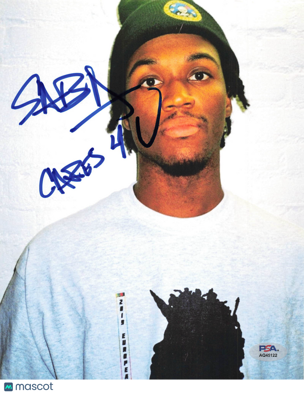 Saba Signed 8x10 Photo PSA Autographed