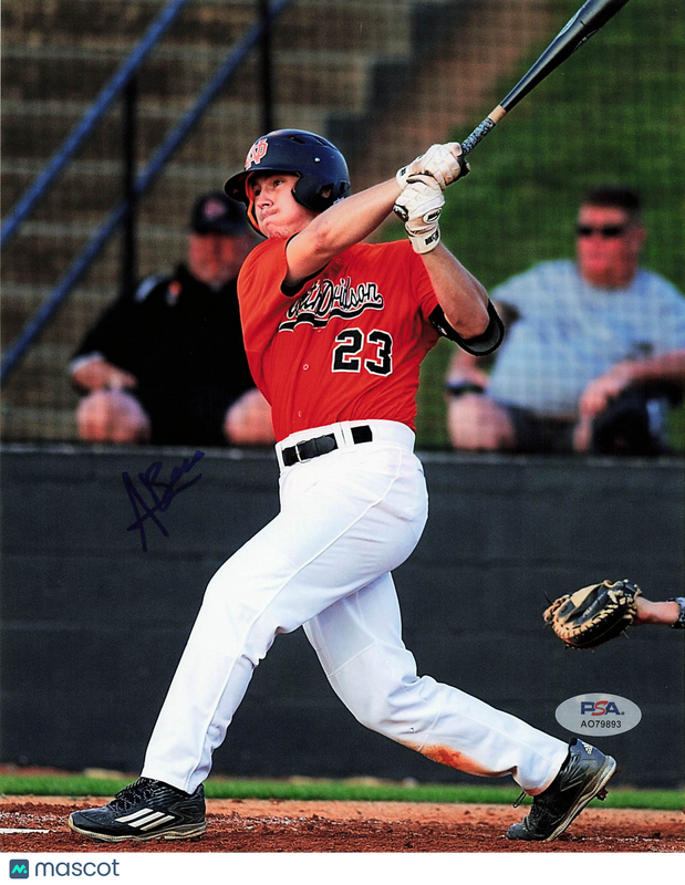 Austin Beck North Davidson Black Knights Signed 8x10 Photo PSA
