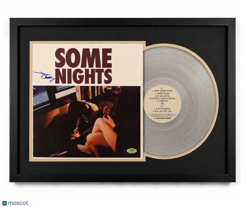 Jack Antonoff Signed Some Nights Custom Framed Vinyl Album PSA Auth