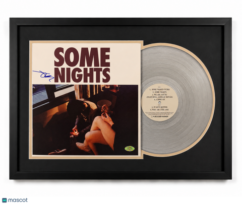 Jack Antonoff Signed Some Nights Custom Framed Vinyl Album PSA Auth
