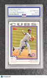 2003 Topps #107 Juan Cruz Signed Card Auto PSA Slabbed Chicago Cubs